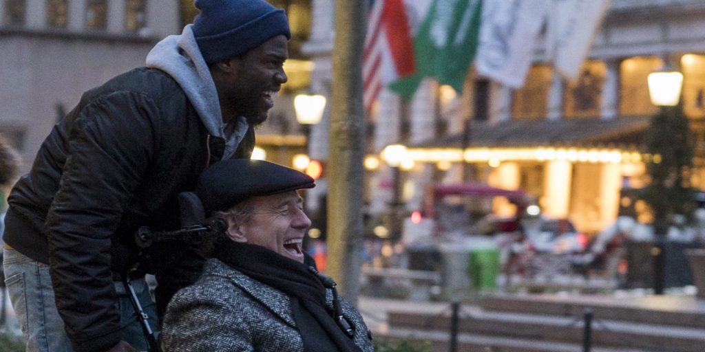 Kevin Hart and Bryan Cranston star in THE UPSIDE.