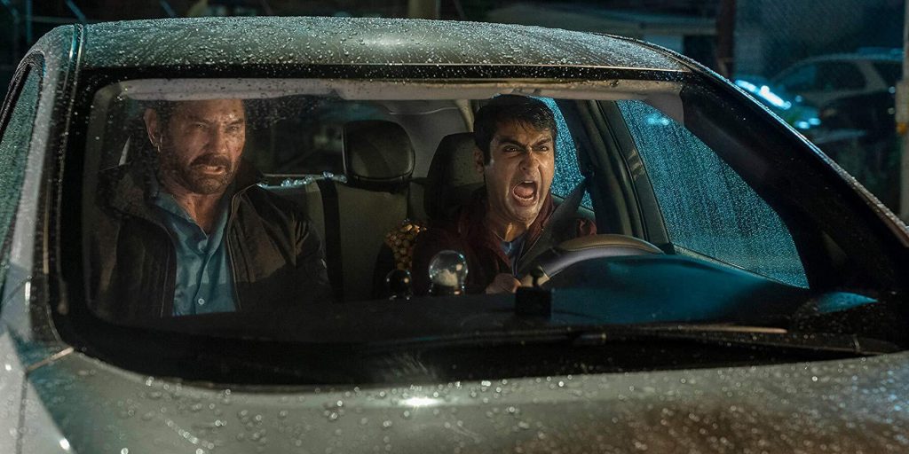 Dave Bautista and 	Kumail Nanjiani in &quot;Stuber.&quot; (Twentieth Century Fox/TNS)