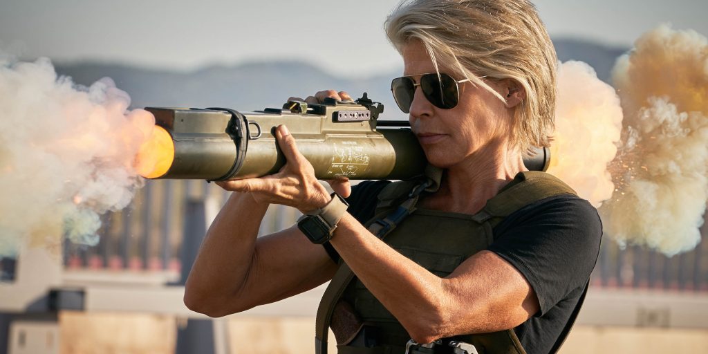 Linda Hamilton stars in Skydance Productions and Paramount Pictures' "TERMINATOR: DARK FATE."