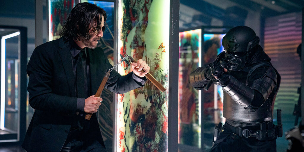 Keanu Reeves as John Wick in John Wick 4. Photo Credit: Murray Close