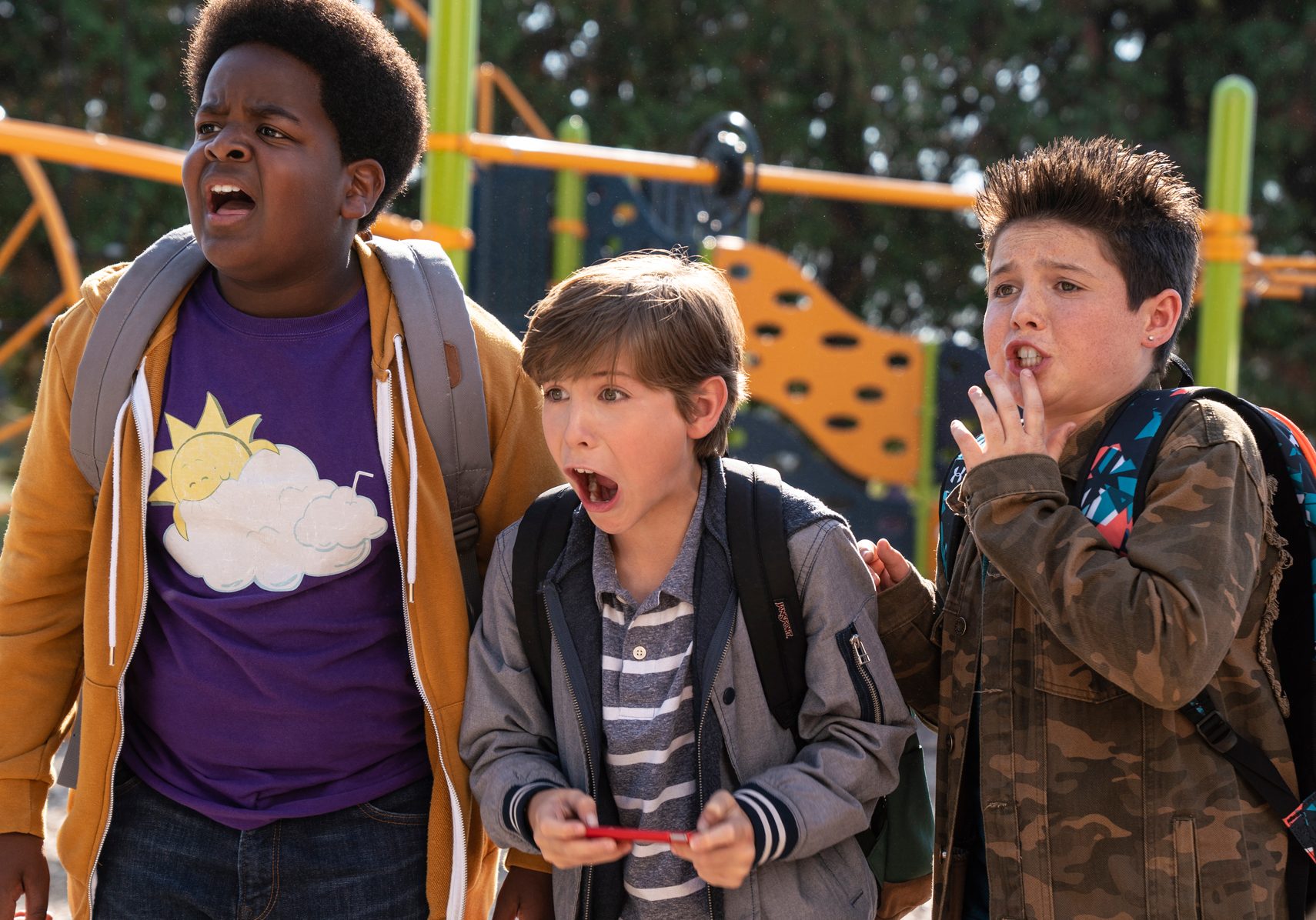 (from left) Lucas (Keith L. Williams), Max (Jacob Tremblay) and Thor (Brady Noon) in "Good Boys," written by Lee Eisenberg and Gene Stupnitsky and directed by Stupnitsky.