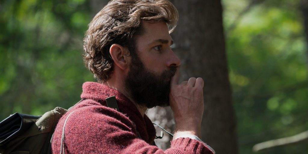 Quiet On The Set Piece: John Krasinski directs, co-stars, and co-writes <em>A Quiet Place</em>, a thriller that leverages silence for scares.