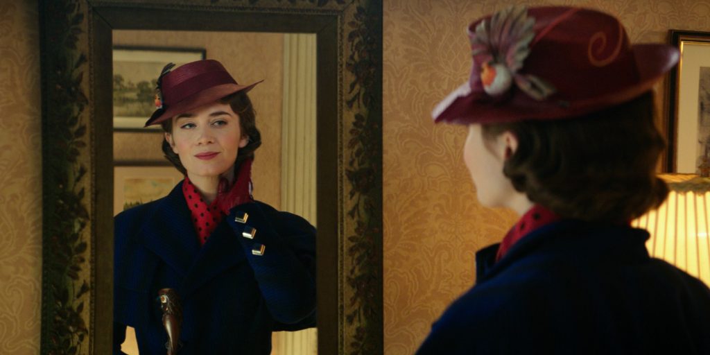 Mary Poppins (Emily Blunt) returns to the Banks’ home in Disney’s original musical, MARY POPPINS RETURNS, a sequel to the 1964 MARY POPPINS  which takes audiences on an entirely new adventure with the practically perfect nanny and the Banks family.