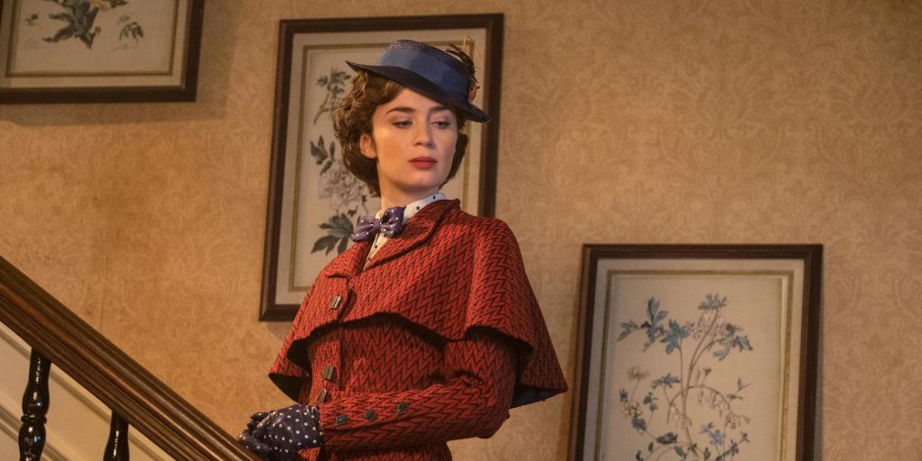 Nanny, State!: Emily Blunt plays the proper and prim magical au pair in the sequel <em>Mary Poppins Returns.</em>