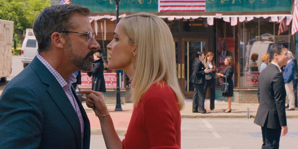 Steve Carell stars as Gary Zimmer and Rose Byrne as Faith Brewster in Jon Stewart’s IRRESISTIBLE, a Focus Features release.
Cr. Courtesy of Focus Features