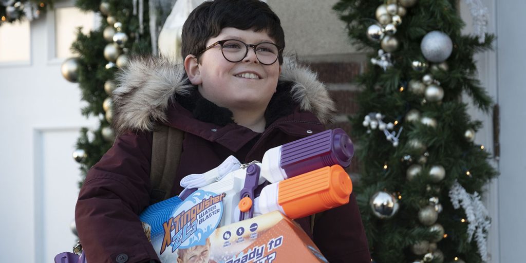 Archie Yates as Max in HOME SWEET HOME ALONE, exclusively on Disney+. Photo by Philippe Bosse. © 2021 20th Century Studios.